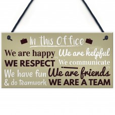 Office Funny Gift For Colleague Hanging Wall Plaques Doors Sign 