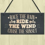 Ride Motorcycle Enthusiast Motorbike Man Cave Sign Vintage Dad 