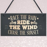 Ride Motorcycle Enthusiast Motorbike Man Cave Sign Vintage Dad 