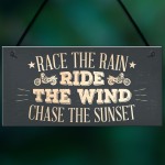 Ride Motorcycle Enthusiast Motorbike Man Cave Sign Vintage Dad 