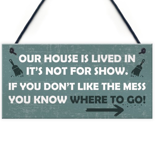 House Novelty Hanging Plaques For Door Shabby Chic Wall Signs
