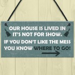 House Novelty Hanging Plaques For Door Shabby Chic Wall Signs