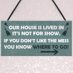 House Novelty Hanging Plaques For Door Shabby Chic Wall Signs