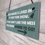 House Novelty Hanging Plaques For Door Shabby Chic Wall Signs