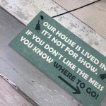 House Novelty Hanging Plaques For Door Shabby Chic Wall Signs