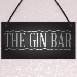 The Gin Bar Garden Party Alcohol Novelty Gift Pub Wall Plaque