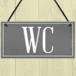 Toilet WC Bathroom Door Wall Sign Cafe Pub Office Shop Plaque