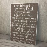 Blessed You Are My Dad Daddy Fathers Day  Signs Thank You Gift