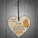 Gift For Her Friendship Heart Alcohol Man Cave Best Friend Gift 