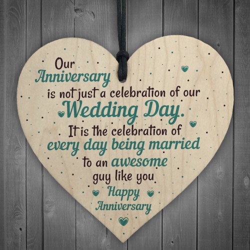 Wedding Anniversary Gifts Heart First Wedding Anniversary Card