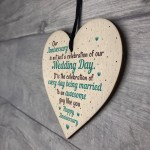 Wedding Anniversary Gifts Heart First Wedding Anniversary Card