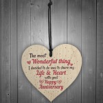 Gifts For Her Wedding Anniversary Card Gifts For Wife Heart