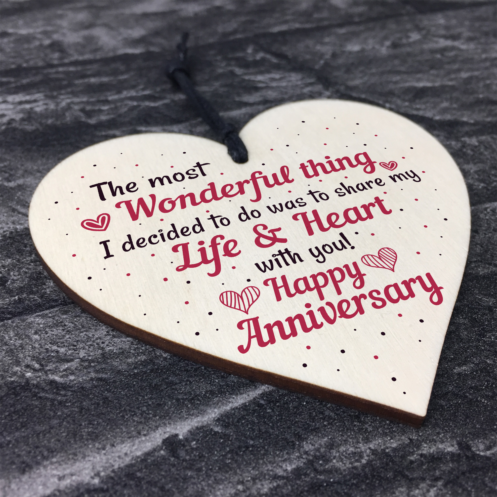 Gifts For Her Wedding Anniversary Card Gifts For Wife Heart