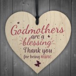 Godmothers Blessing Heart Plaques Mothers Day Christening Gifts