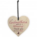 Godmothers Blessing Heart Plaques Mothers Day Christening Gifts