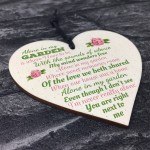My Garden Novelty Heart SummerHouse Memorial Sign Garden Shed 