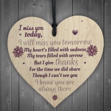Miss You Memorial Bereavement Gifts For Mum Dad Nan Grandad 