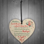 Gifts For Women Mother No1 Mum Mummy Heart Sign Thank You 