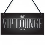VIP LOUNGE Man Cave Home Bar Sign BBQ Beer Garden Party Dad