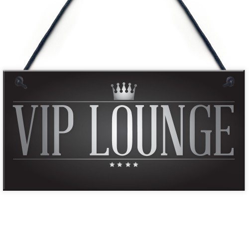 VIP LOUNGE Man Cave Home Bar Sign BBQ Beer Garden Party Dad