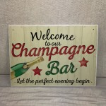 Champagne Bar Party Drink Pub Sign Vintage Gin Alcohol Home