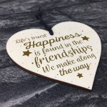 Best Friend Friendship Gift Heart Plaque Birthday Thank You Mum 