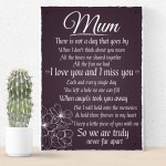 Mum Memorial Plaques Grave Tree Marker Cremation Sign