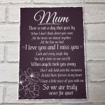 Mum Memorial Plaques Grave Tree Marker Cremation Sign