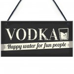 Vodka Novelty Sign Funny Alcohol Man Cave Bar Pub Hanging Plaque