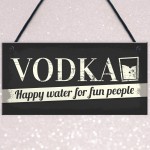 Vodka Novelty Sign Funny Alcohol Man Cave Bar Pub Hanging Plaque