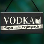 Vodka Novelty Sign Funny Alcohol Man Cave Bar Pub Hanging Plaque