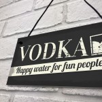 Vodka Novelty Sign Funny Alcohol Man Cave Bar Pub Hanging Plaque