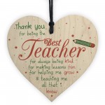 Thank You Best Teacher Gift Heart Best Nursery Gift For Children