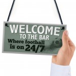 Welcome To The Bar Pub Man Cave Sign Gifts For Men World Cup 