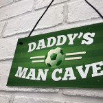 Dad Daddy's Man Cave Signs Football Shed Sign Door Wall Plaque 