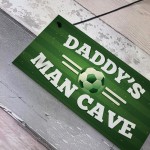Dad Daddy's Man Cave Signs Football Shed Sign Door Wall Plaque 