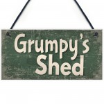 Shed Signs Grumpy's Shed House Door Plaque Garden SummerHouse