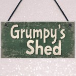 Shed Signs Grumpy's Shed House Door Plaque Garden SummerHouse