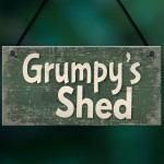 Shed Signs Grumpy's Shed House Door Plaque Garden SummerHouse