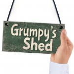 Shed Signs Grumpy's Shed House Door Plaque Garden SummerHouse