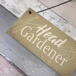 Garden Sign Head Gardener Plaque Garden Shed SummerHouse 