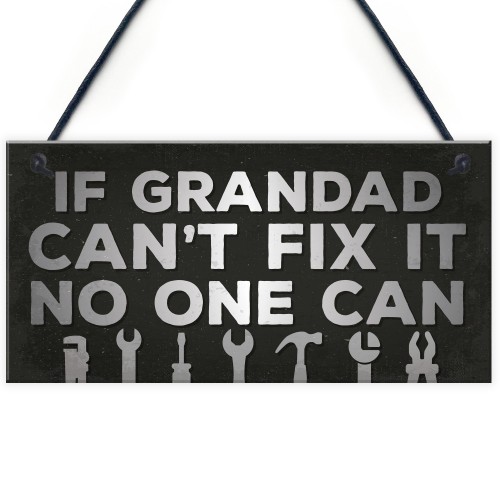 Shed Garage Sign Wall Plaque Workshop Man Cave Grandad Dad 