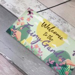 Welcome To The Fairy Garden Hanging Plaque Garden Shed