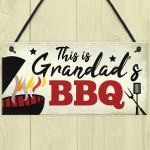 Grandad's BBQ Garden Sign Summer House Bar Man Cave Shed