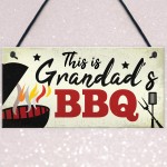 Grandad's BBQ Garden Sign Summer House Bar Man Cave Shed