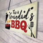 Grandad's BBQ Garden Sign Summer House Bar Man Cave Shed