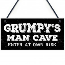 Man Cave Plaque Garage Signs For Men Shed Dad Grandad Son 
