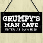 Man Cave Plaque Garage Signs For Men Shed Dad Grandad Son 