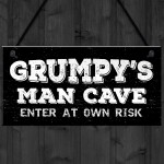 Man Cave Plaque Garage Signs For Men Shed Dad Grandad Son 