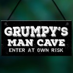 Man Cave Plaque Garage Signs For Men Shed Dad Grandad Son 